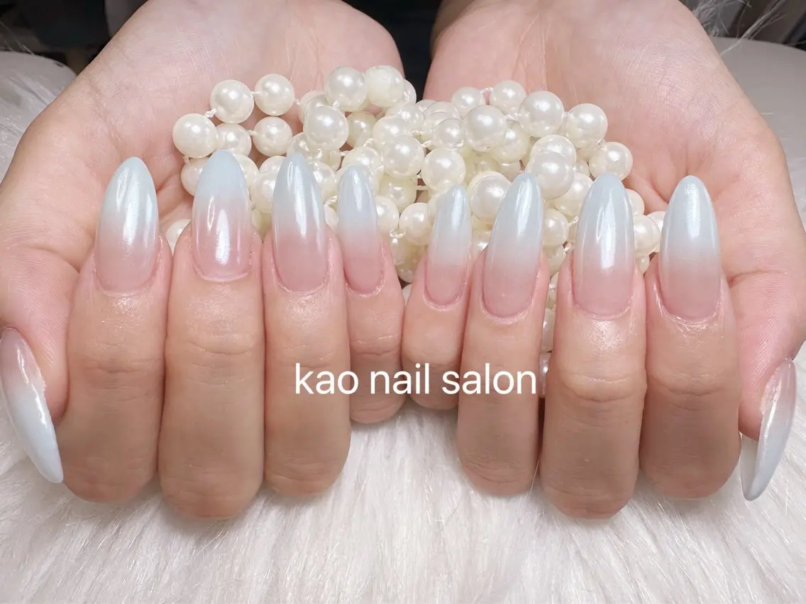 ネイル ハンドネイル kao nail マグネット/長さだしのネイルデザイン