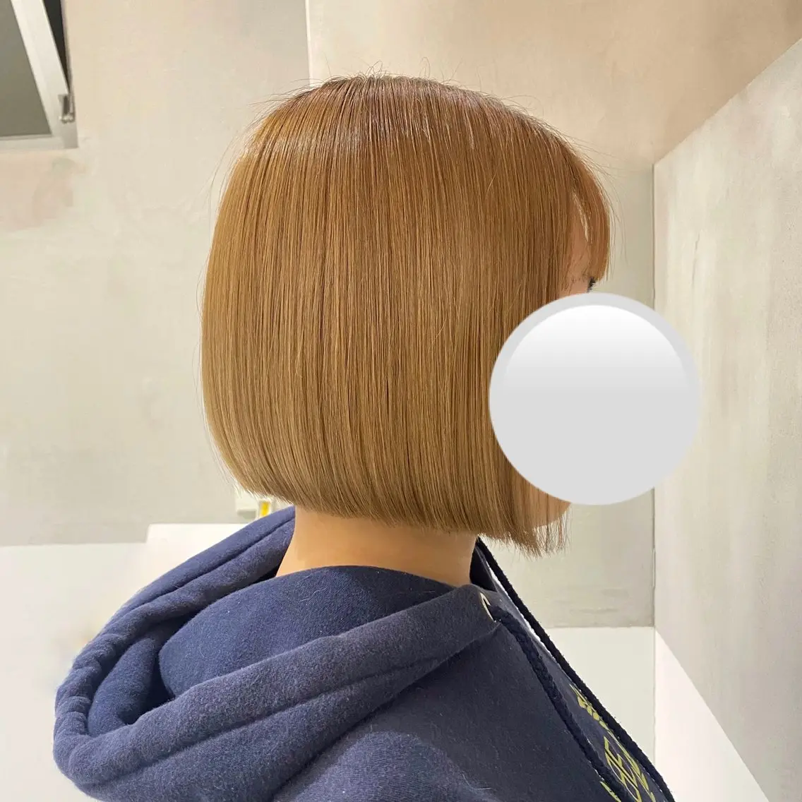 ショート 前下がりボブ ボブ 顔周りカット 艶感/ナチュラル 🩵amiのヘアスタイル