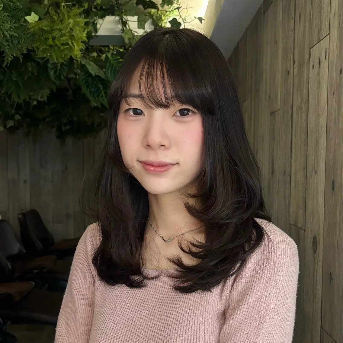 ロング カラー ハッシュカット ヘアカラー 濱田 真尋のヘアスタイル