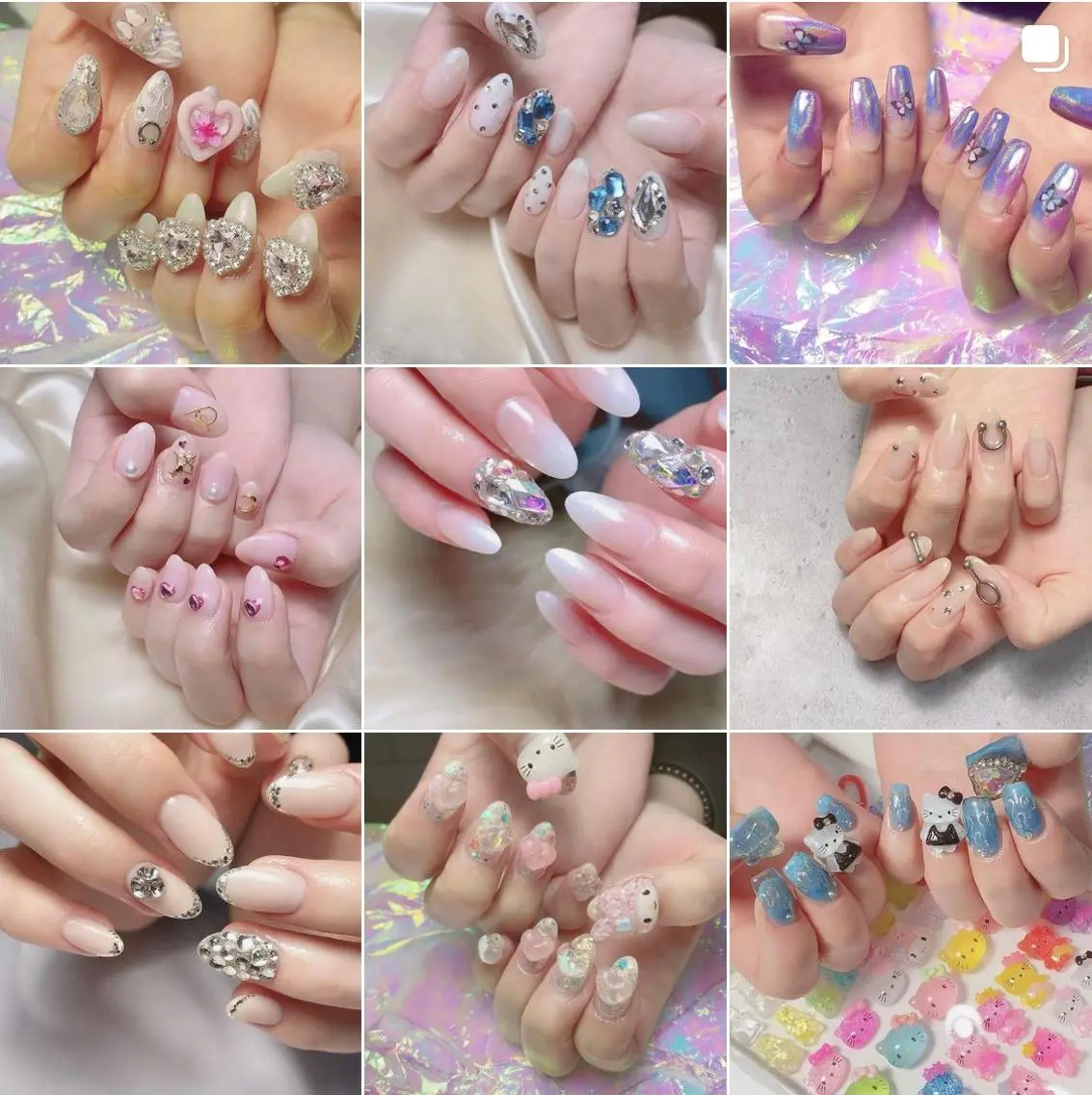 ネイル 渋谷／チップ長さ出し 👑アプレgel-xのネイルデザイン