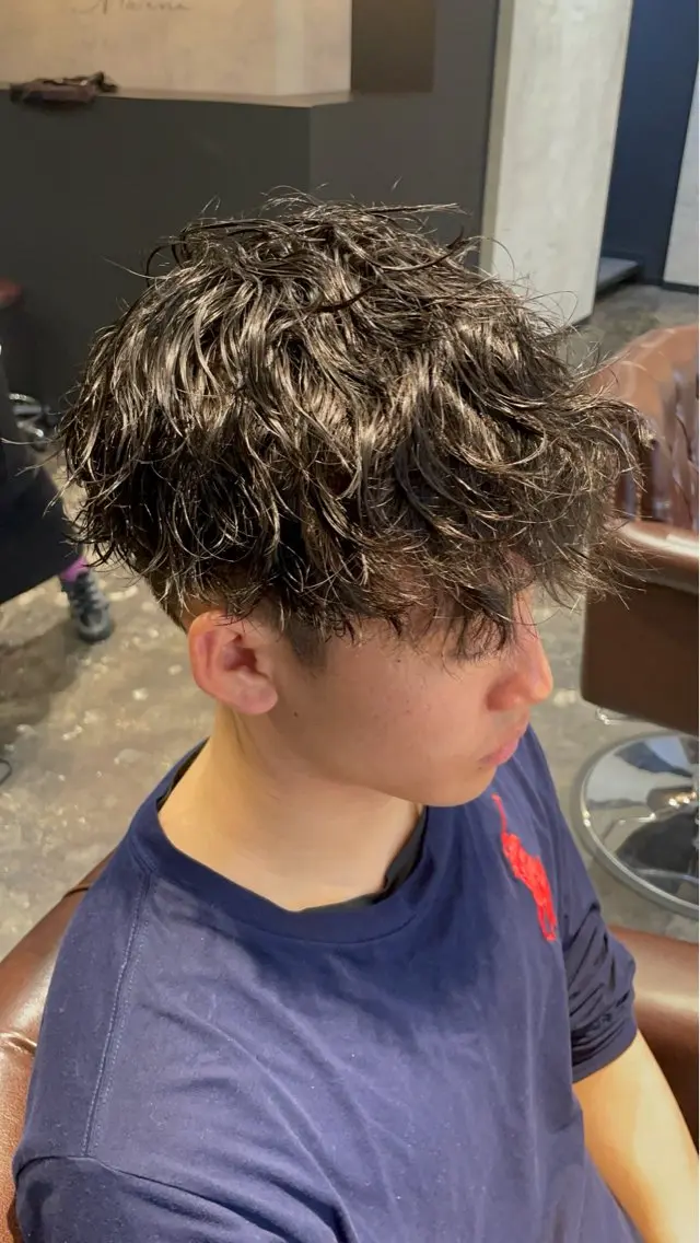 パーマ メンズ メンズパーマ ツイストスパイラルパーマ スパイラルパーマ カット パーマ 💈メンズ職人 ルキト💈のヘアスタイル