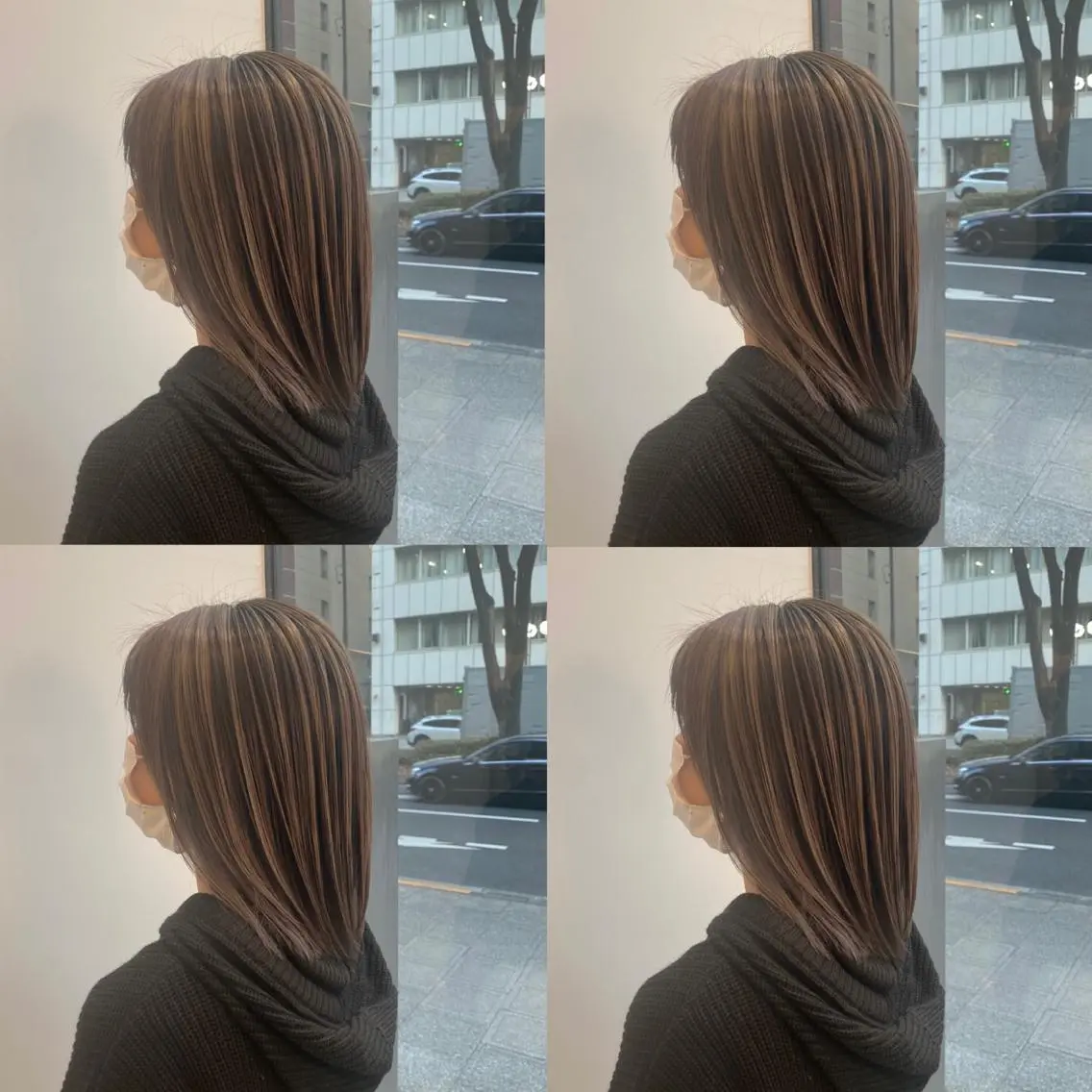 ミディアム カラー ヘアカラー トリートメント 【カラー指名No 1✨】HIBIKIのヘアスタイル
