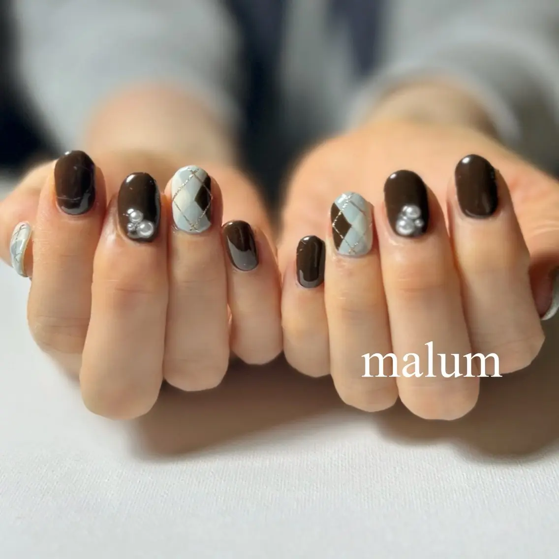 ネイル ハンドネイル malum nailのネイルデザイン