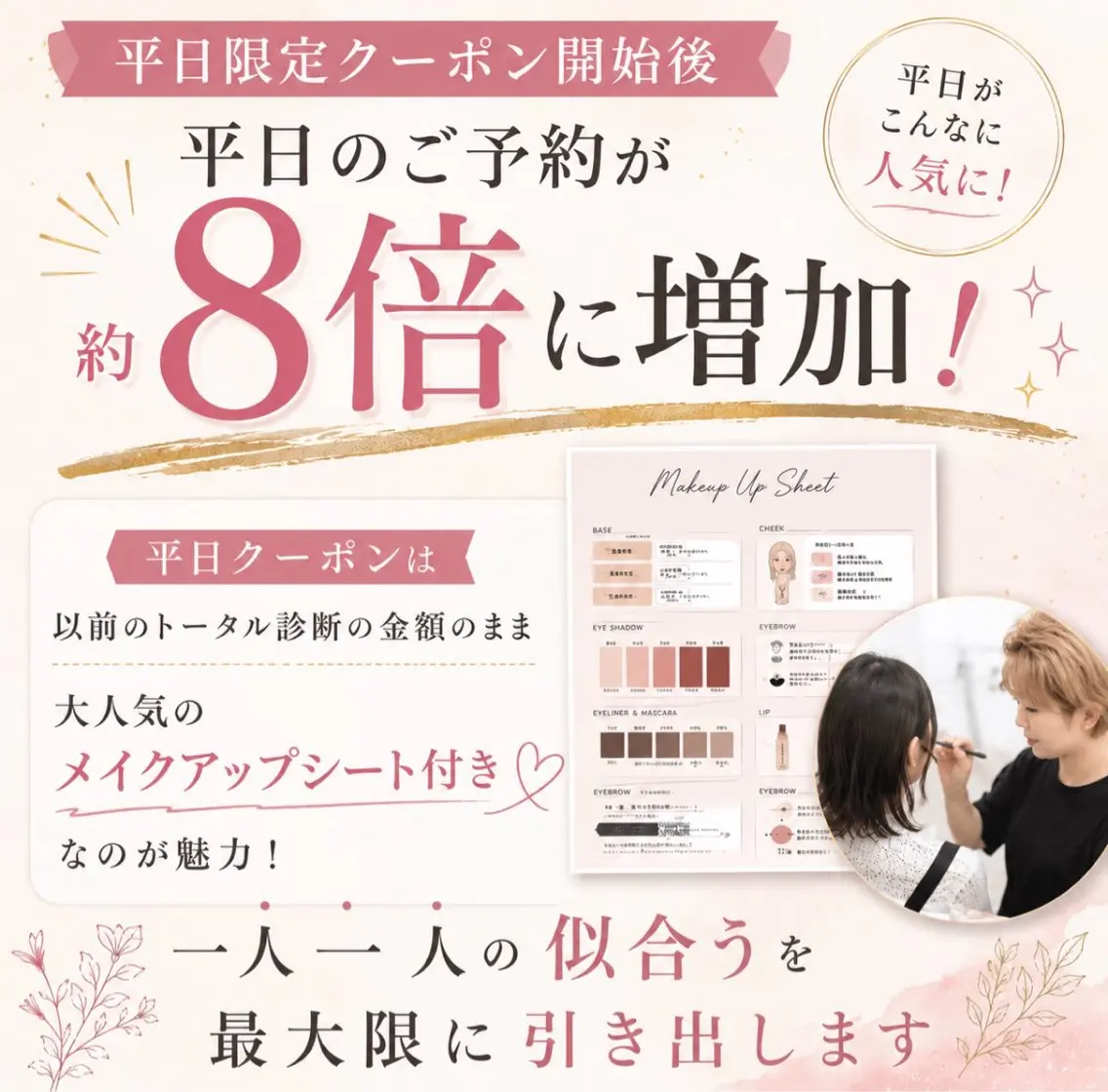 パーソナルカラー診断 骨格診断 顔タイプ診断 パーソナルカラー サロン風鈴のその他イメージ