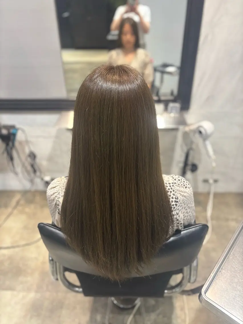 ロング ヘアカラー ☀️ルティア池袋 はなのヘアスタイル