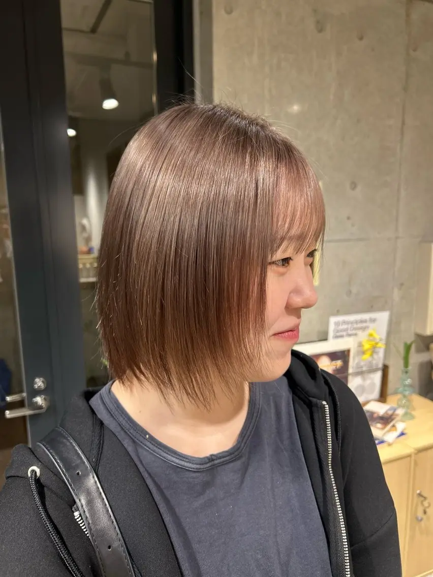 ショート ヘアカラー 🩰✨ワンカラー nanako✨🩰のヘアスタイル