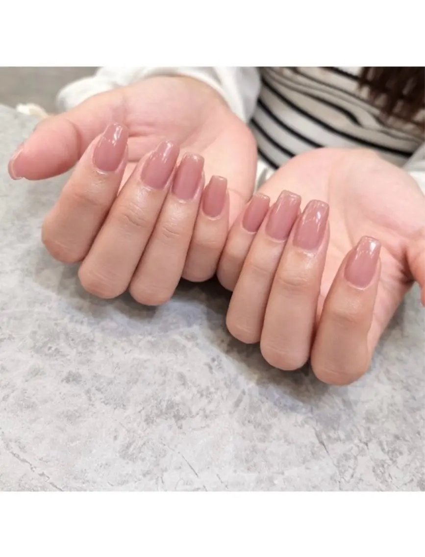 ワンカラー 【フィルイン施術・パラジェル】　オフ無料込みの写真