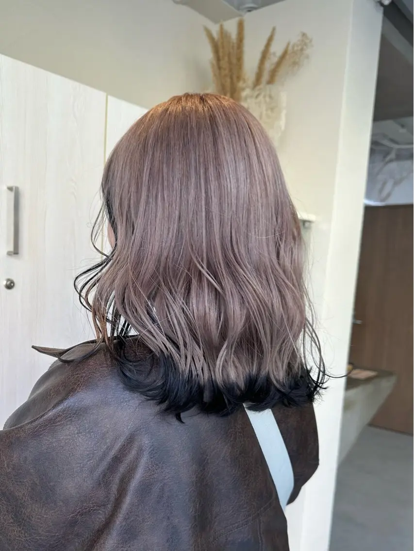 ミディアム カラー ハイトーン×似合わせ 🌱中川慎之介のヘアスタイル