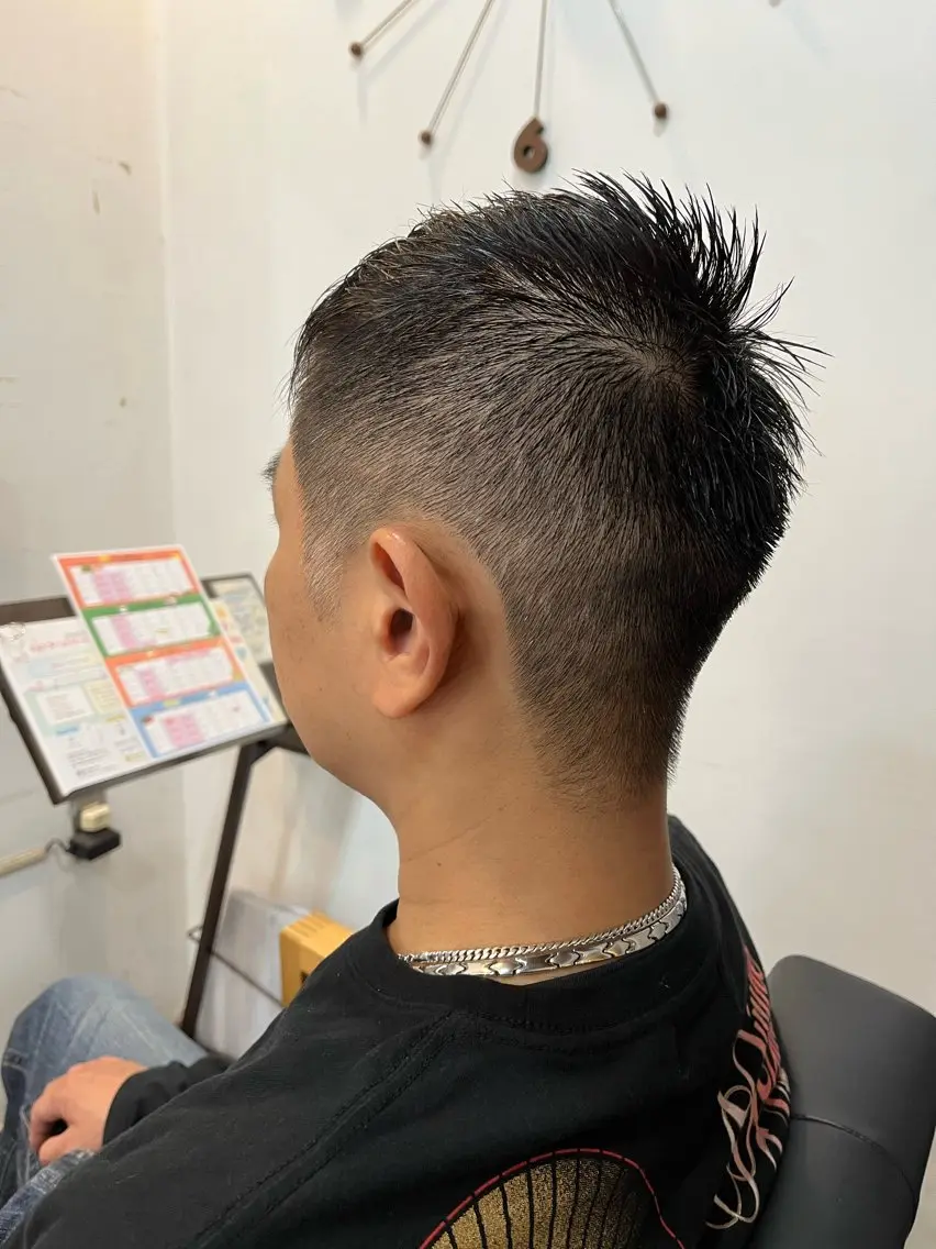 ショート メンズ 刈り上げ メンズベリーショート ベリーショート ショートヘア 橋野 来夢のヘアスタイル