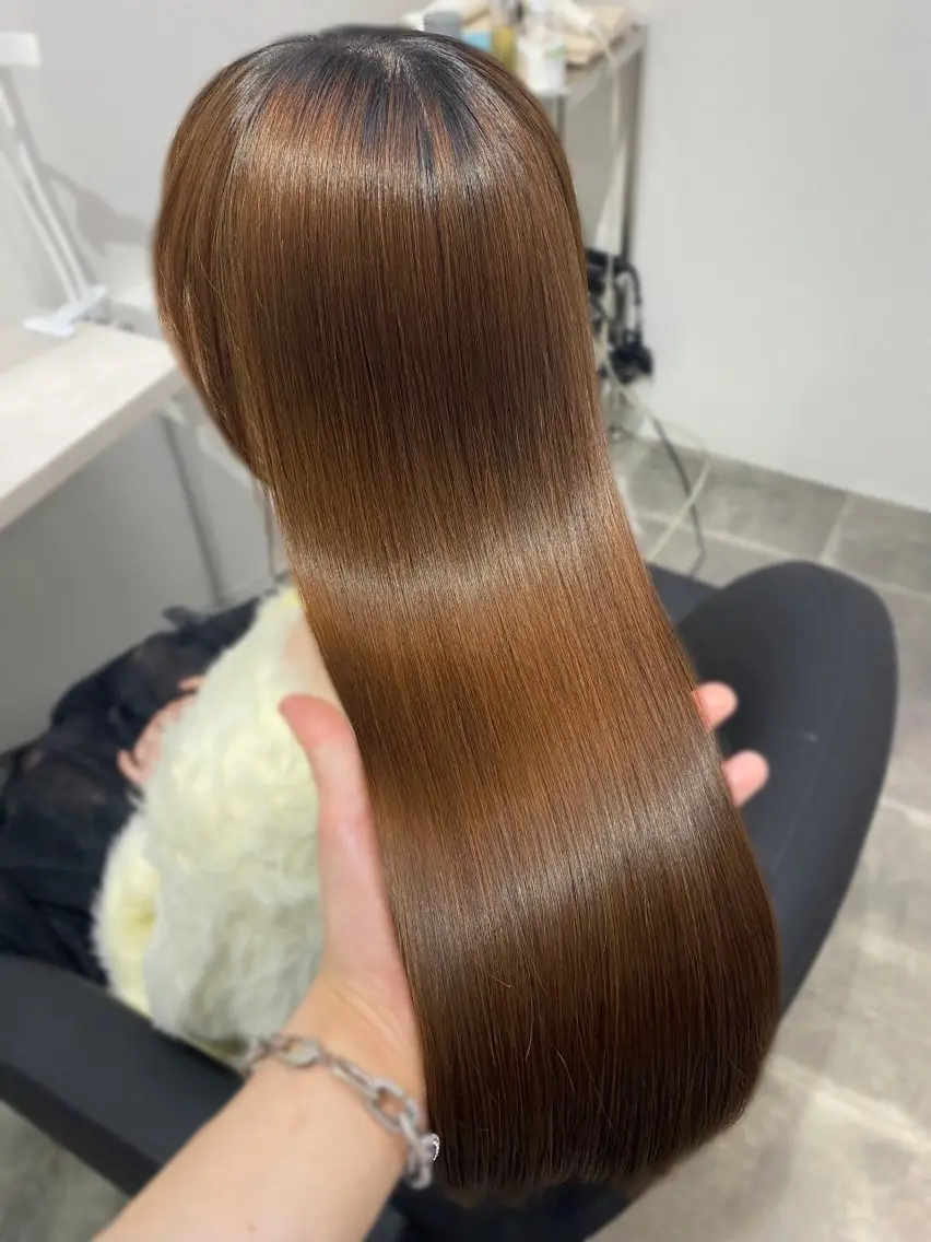 ロング YUZU🎀顔まわり ×レイヤーカットのヘアスタイル