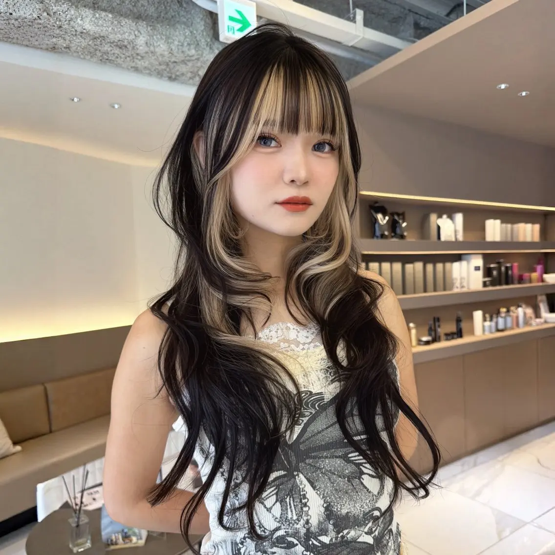 ロング カラー ヘアカラー 美髪矯正/レイヤー 松田空優哉のヘアスタイル