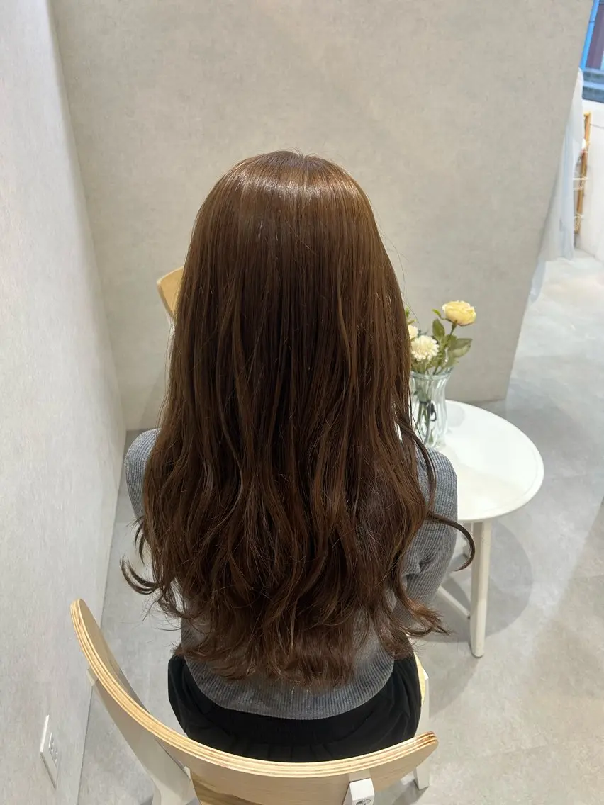 ロング Mao 🎀bob Oliveカラー🌿のヘアスタイル