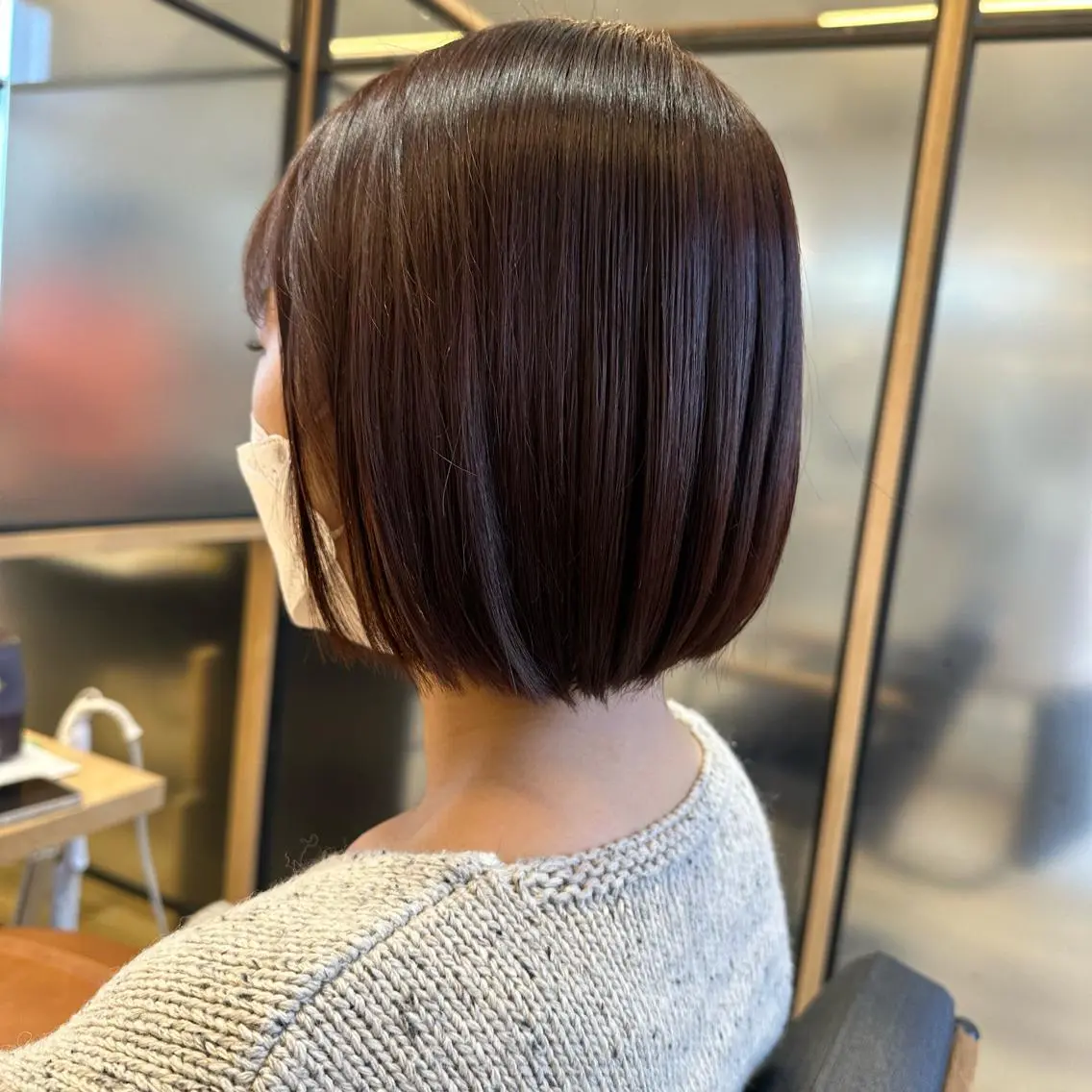 ショート ピンクブラウン ヘアカラー トリートメント Nao 【EIGHT札幌】のヘアスタイル