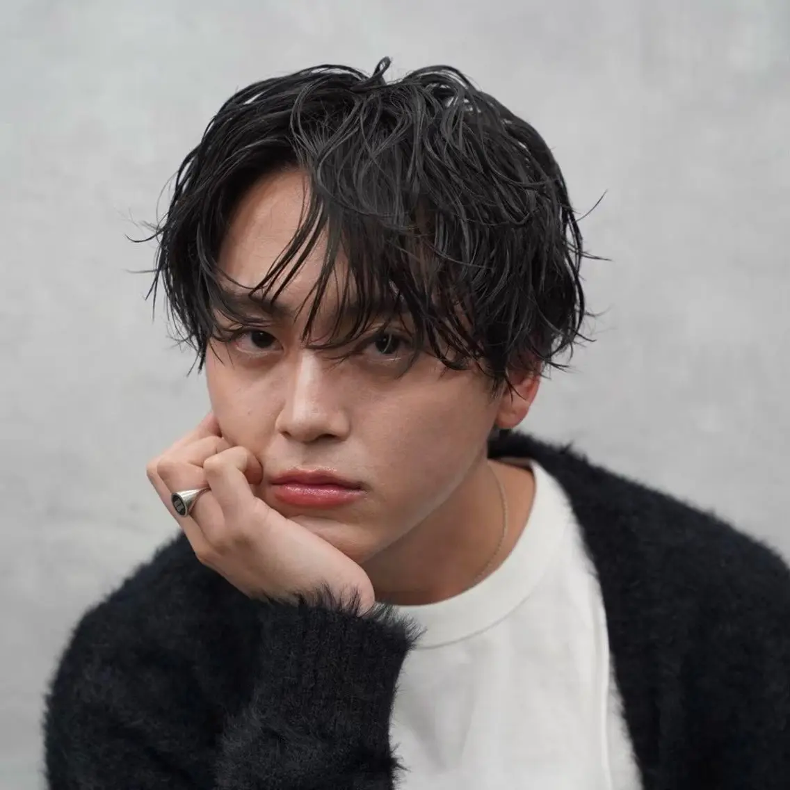 ショート カラー パーマ ヘアアレンジ メンズ キッズ メンズパーマ ツイストスパイラルパーマ スパイラルパーマ カット パーマ メンズカット/パーマ 山崎航平💈のヘアスタイル