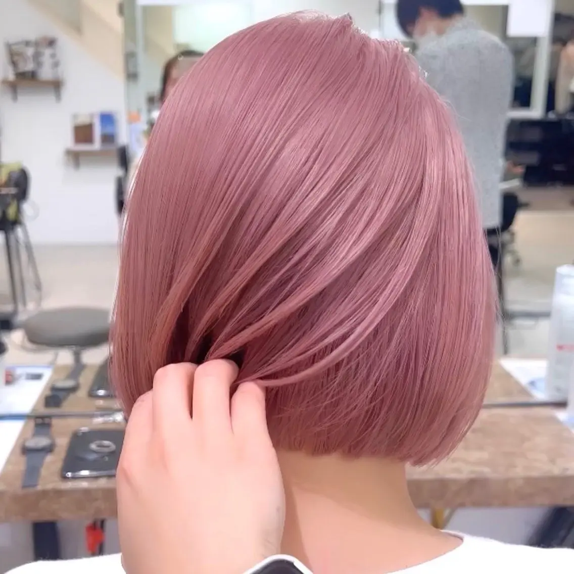 ショート カラー レイヤー/ボブ/艶髪 ふうとのヘアスタイル
