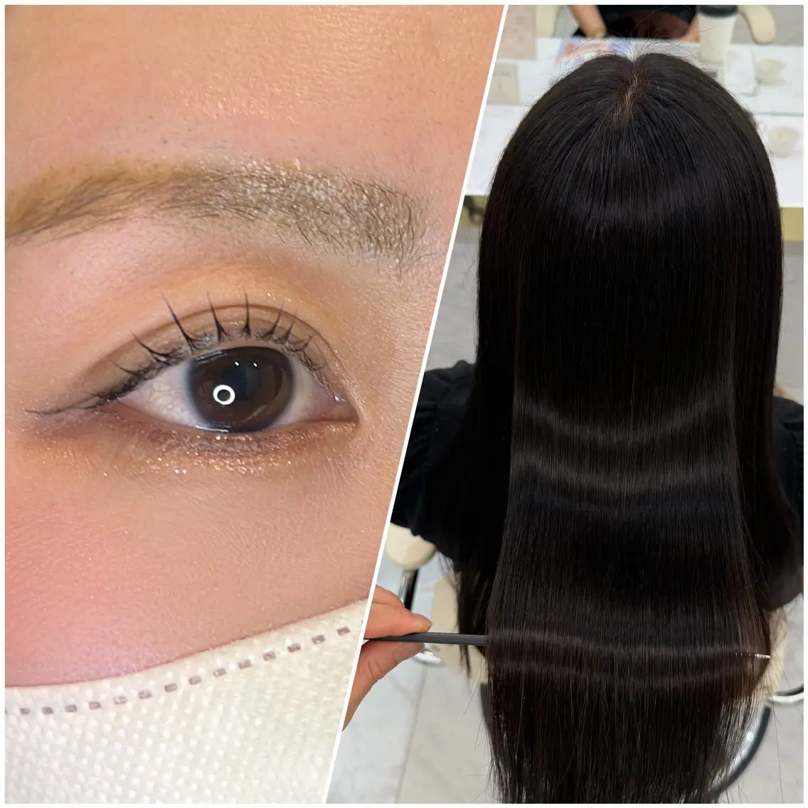 カラー カット ヘアカラー トリートメント mako 韓国ヘア 🇰🇷まつパのヘアスタイル