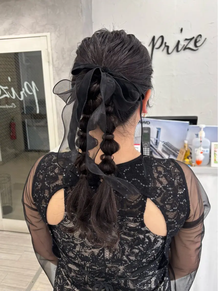 ロング ヘアアレンジ 🎀 YURI 🎀 ヘアアレンジ 原宿のヘアスタイル