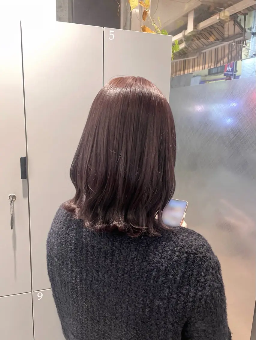 ミディアム カラー ヘアカラー 🌷柔らかカラー🍑 Miyu🪽のヘアスタイル