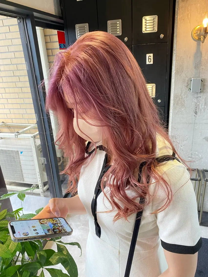ロング カラー ヘアカラー トリートメント 🌻Insta指名 NO.1🌻Shoのヘアスタイル