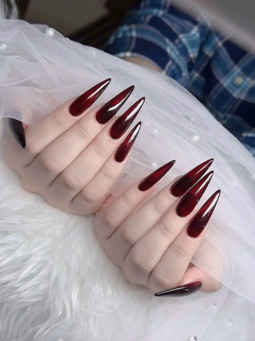 ネイル オーロラネイル フレンチネイル ジェルネイル ハロウィン 韓国ネイル ハンドネイル H.baby Nail Salonのネイルデザイン