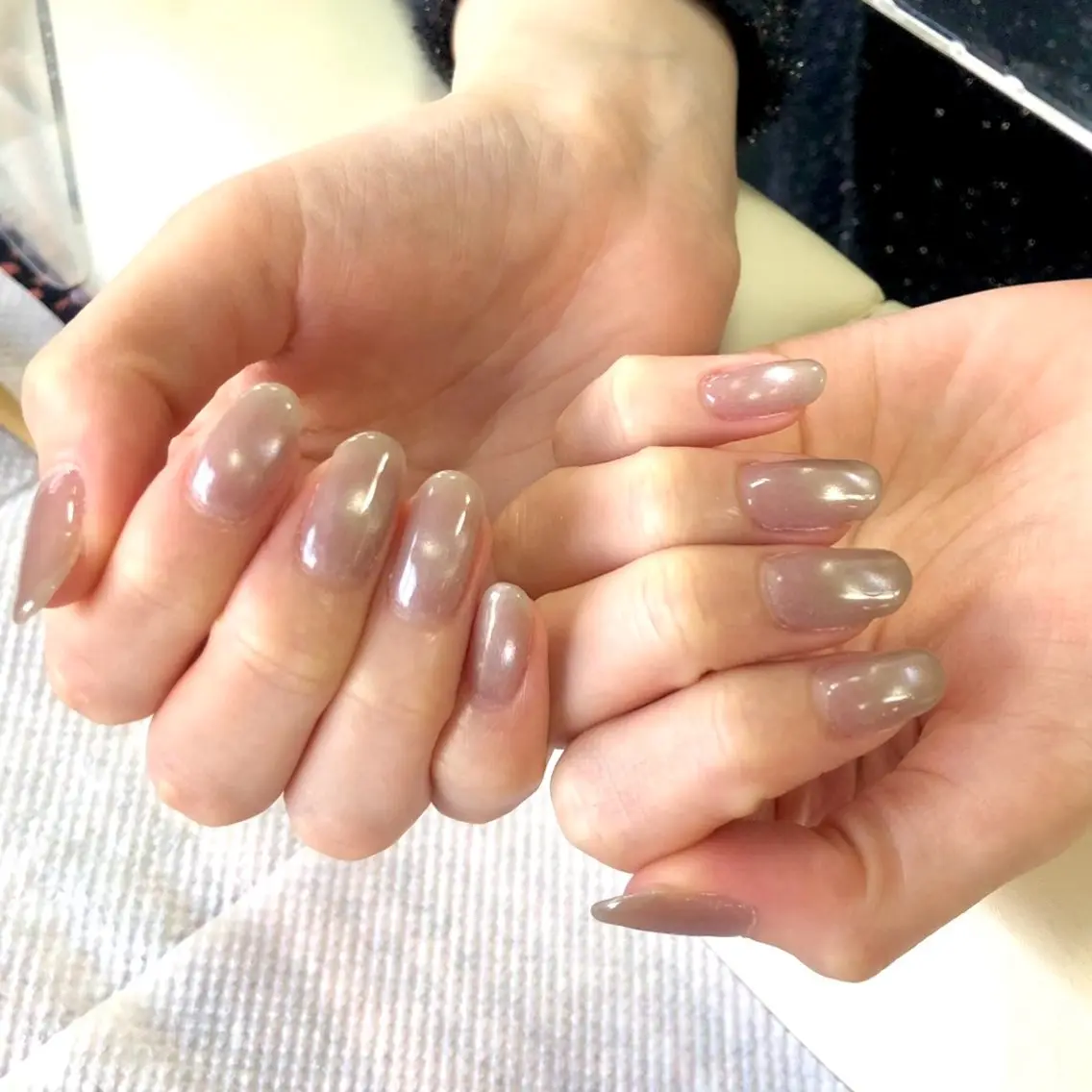 ネイル マグネットネイル シンプルネイル ハンドネイル salon *meehoのネイルデザイン