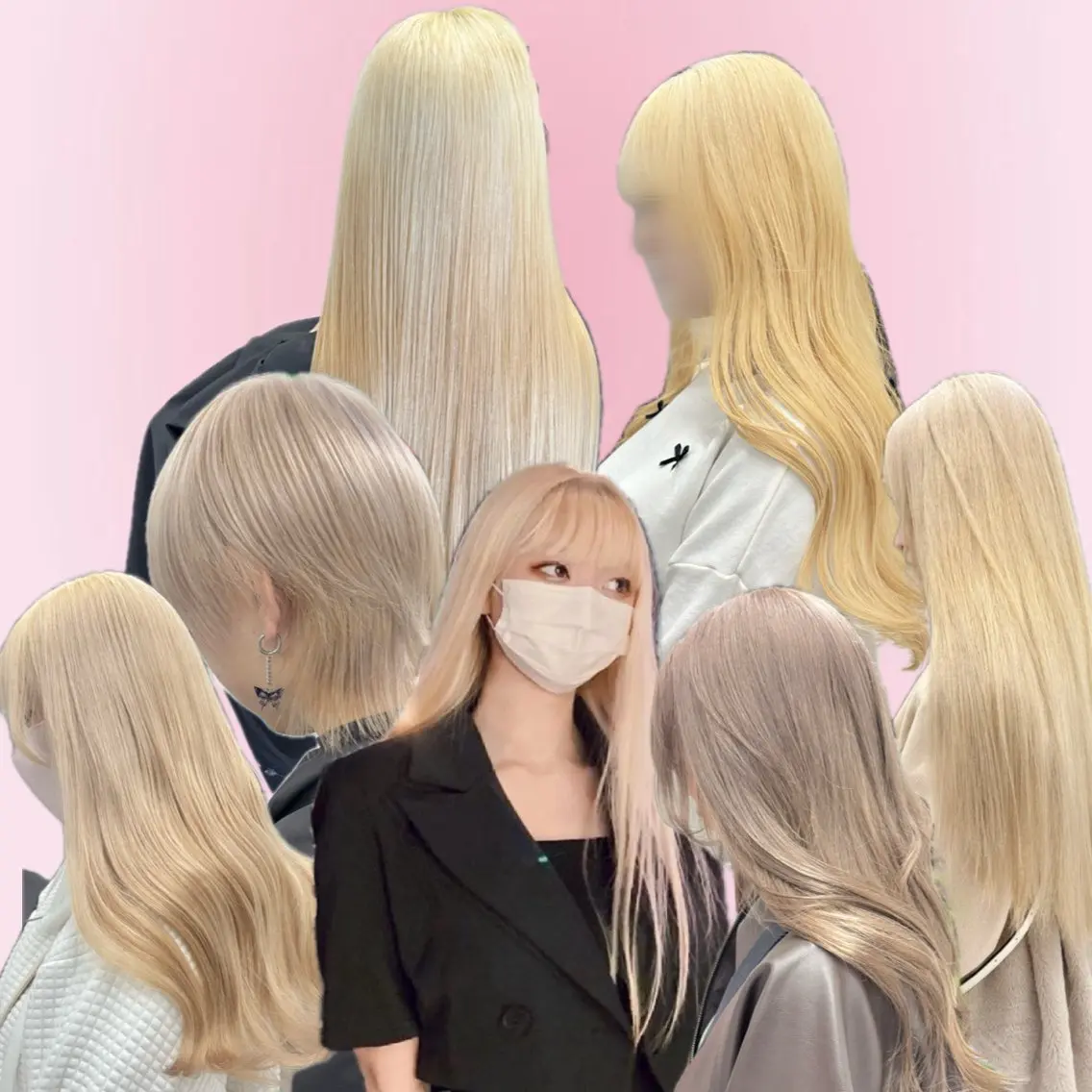 ✨️👼🏻美髪ホワイトカラー👼🏻✨️2回ケアハイブリーチ➕艶ハイトーンフルカラー🌈+TOKIOトリートメント🌹の写真
