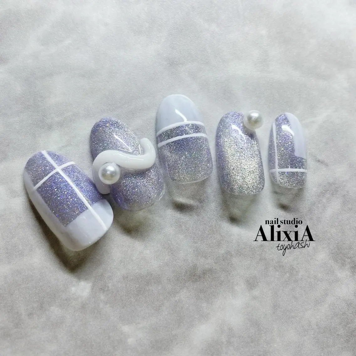 ネイル フットネイル AlixiA ゆみのネイルデザイン