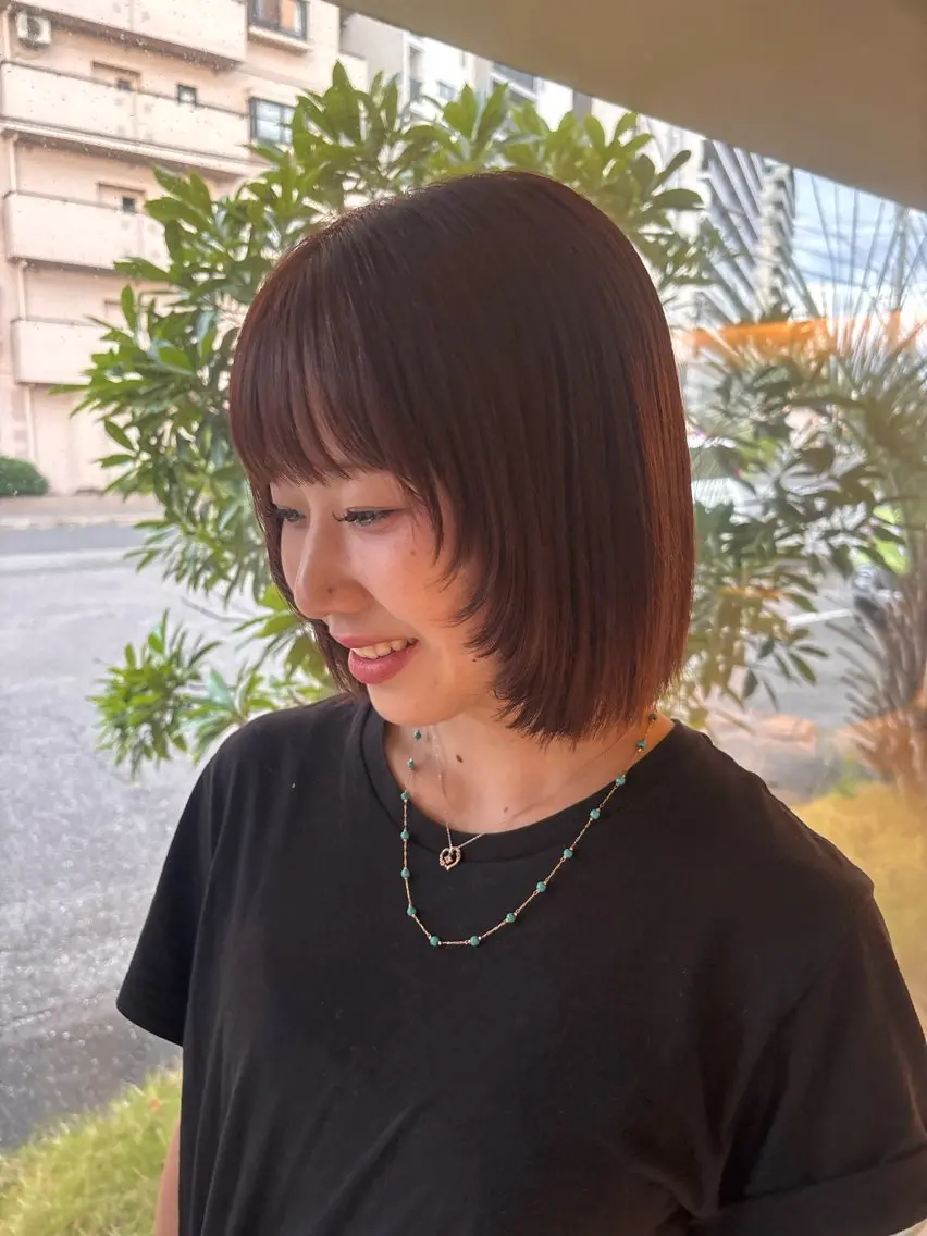 ショート 横溝 玲香のヘアスタイル