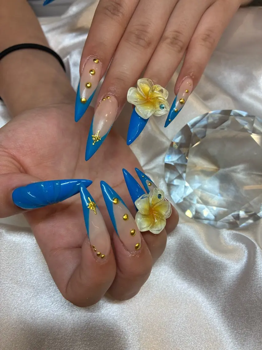 ネイル 長さ出し Hanon ハノンのネイルデザイン