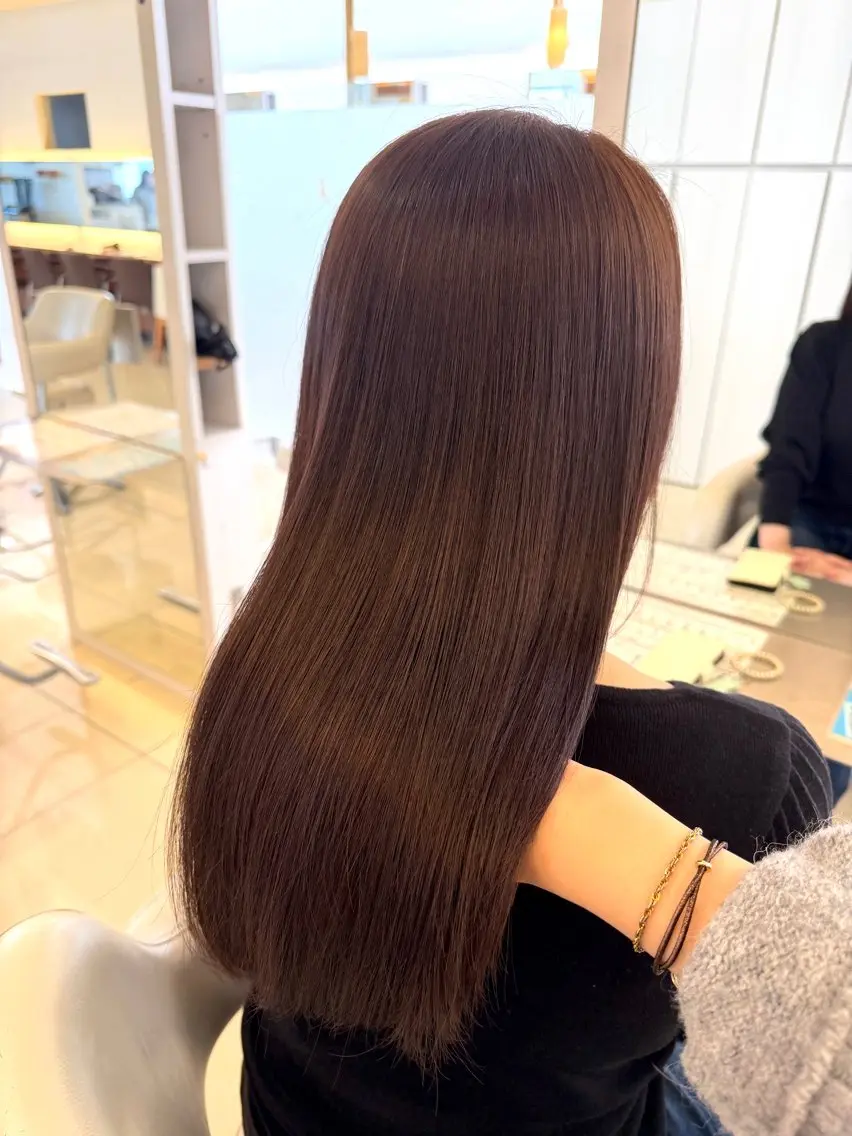 カラー カット ヘアカラー トリートメント 🫧モテ艶カラー🫧 大林未侑のヘアスタイル