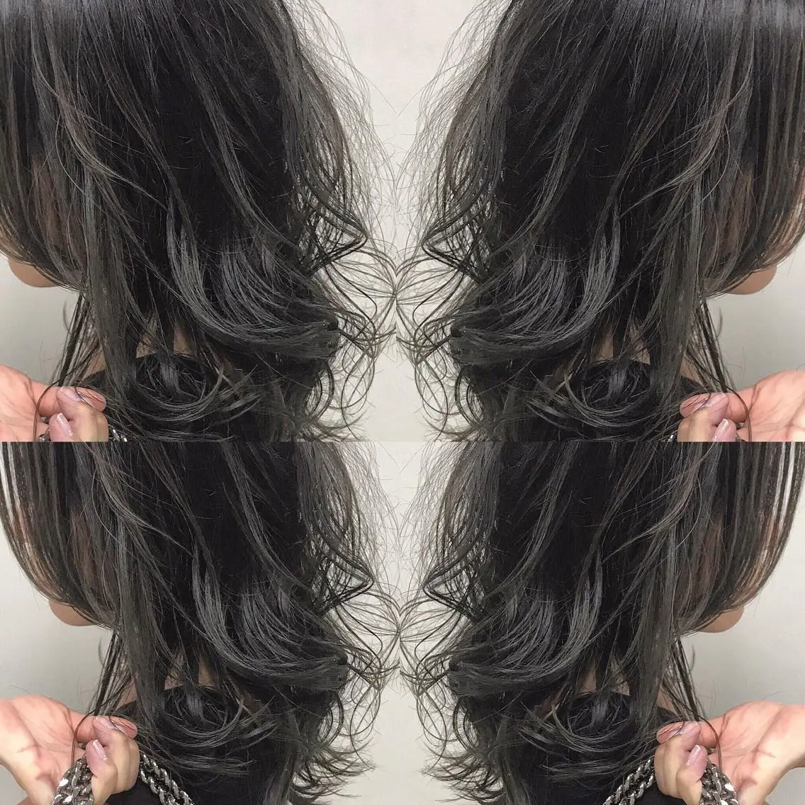 セミロング カラー パーマ 髪質改善 Daisukiのヘアスタイル