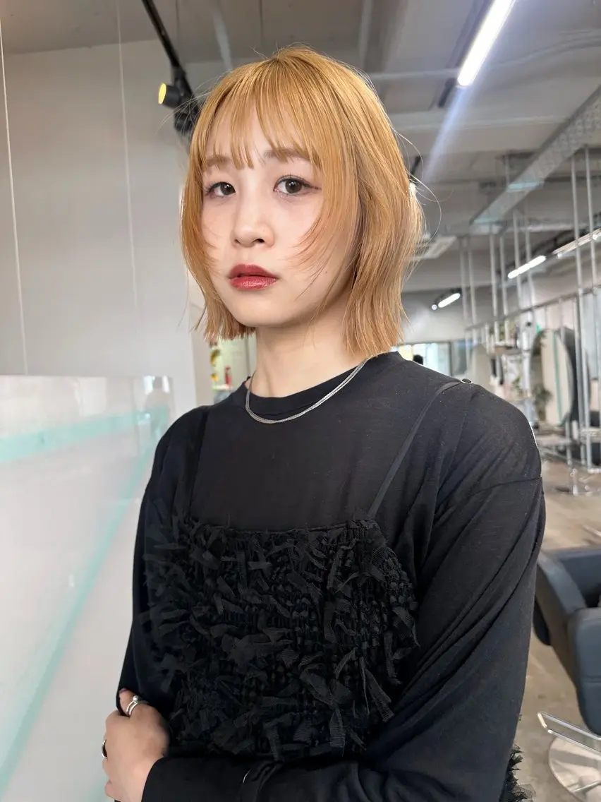 ショート 顔まわりレイヤー レイヤーカット ハッシュカット🎀 レイヤーカットのヘアスタイル