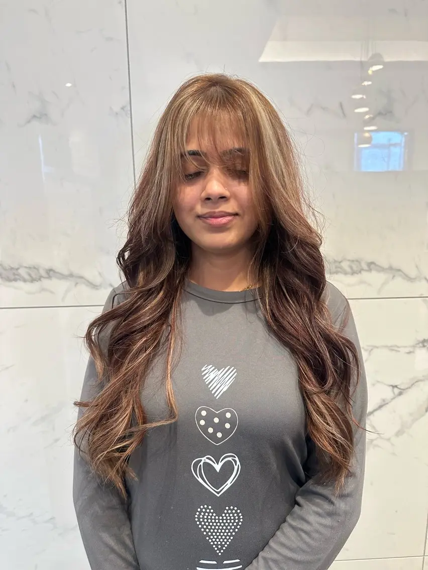 ロング カット ヘアカラー arl 豊田店のヘアスタイル