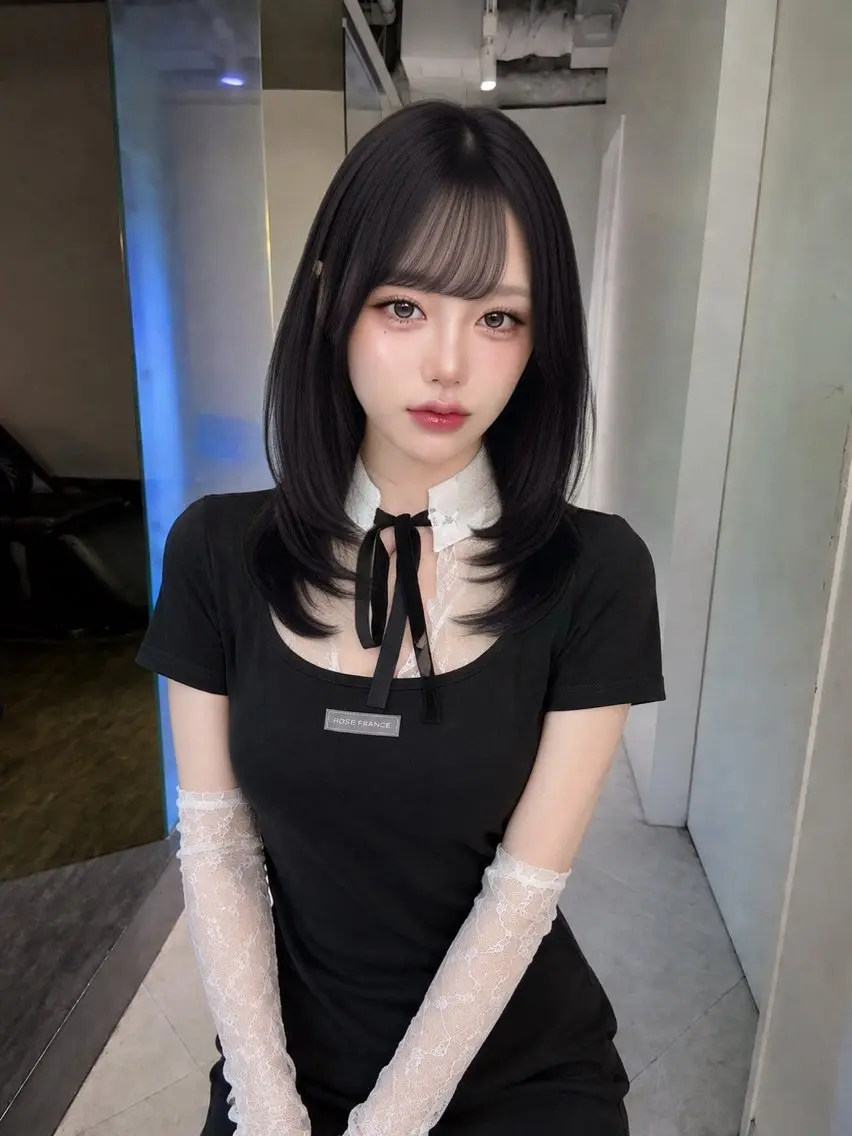 セミロング カラー カット ヘアカラー トリートメント 渋谷韓国レイヤー /SAYAKA🩶ᩚのヘアスタイル