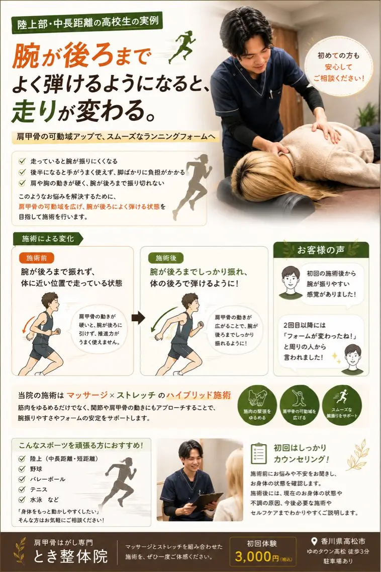 リラク 『肩甲骨はがし専門』 とき整体院のエステ・リラクイメージ