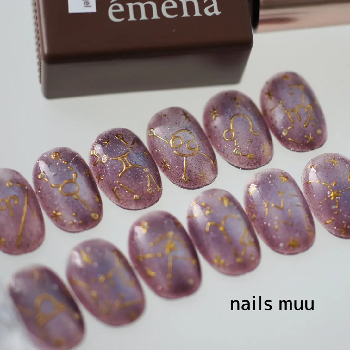 ネイル フラッシュネイル マグネットネイル nails muu まゆのネイルデザイン