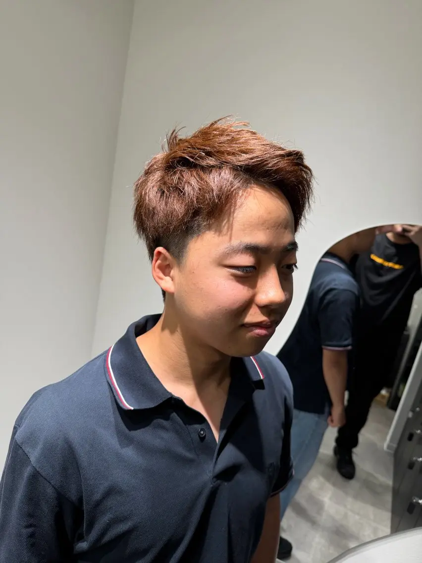 ショート メンズ カット 池田 勇児のヘアスタイル