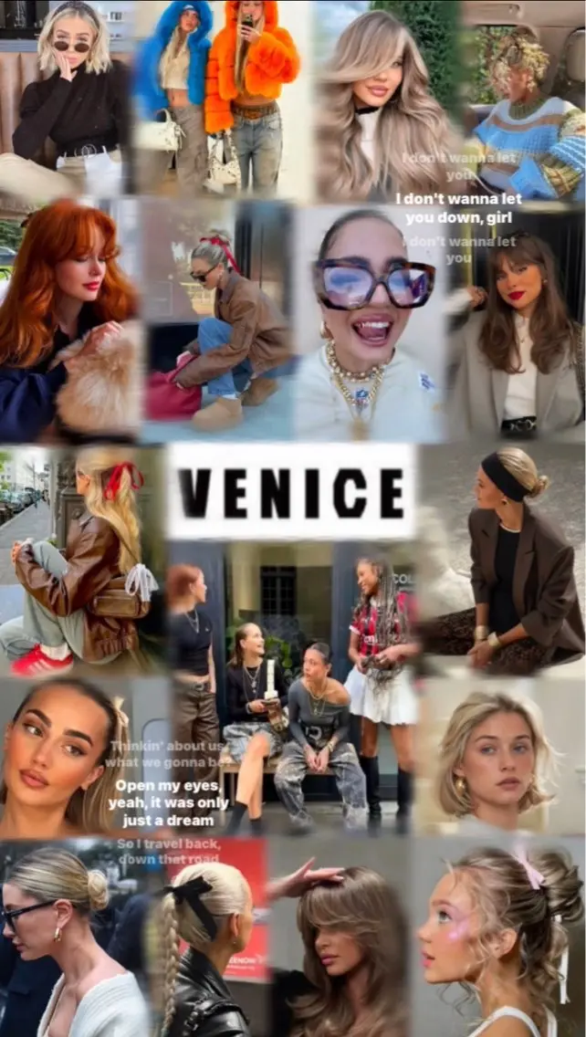 ロング カラー デザインカラー ヘアカラー トリートメント VENICE MIKIのヘアスタイル