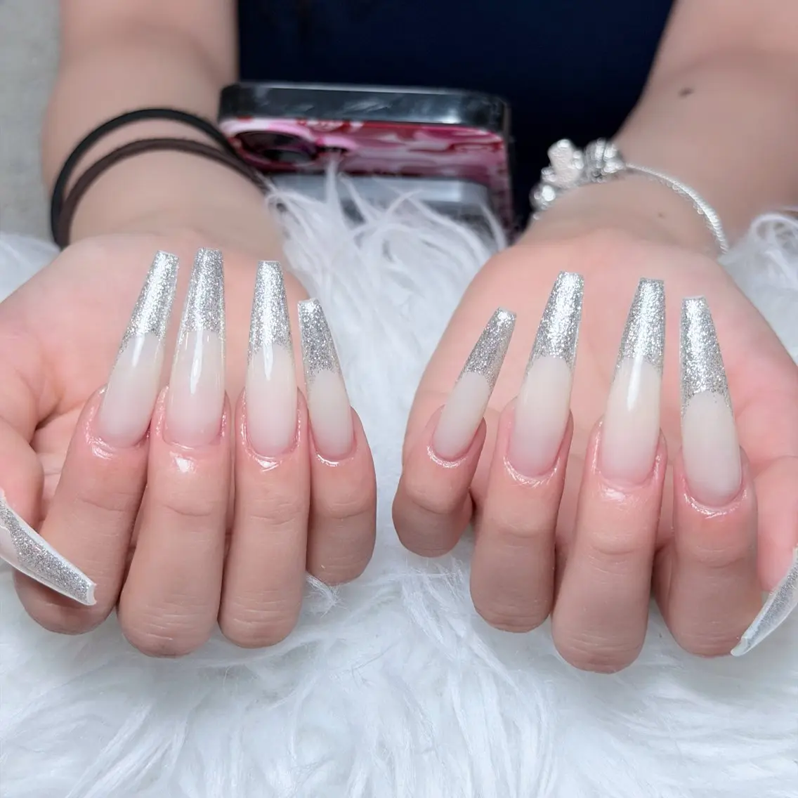 ネイル チークネイル ドット フレンチネイル グラデーション ハート ハンドネイル Julli NailStudioのネイルデザイン