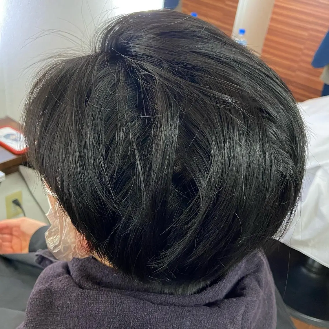ショート カラー メンズ 卒業式のヘアスタイル 💜推しインナー カラー/菊池柊真💜のヘアスタイル