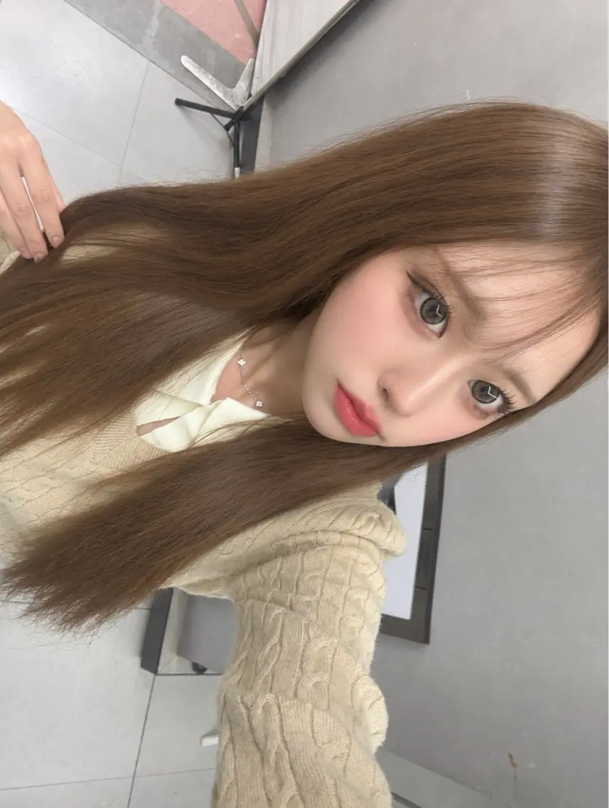 ロング カラー ブラウンカラー キャラメルブラウン ヘアカラー 透明感/艶カラー/ たいようのヘアスタイル
