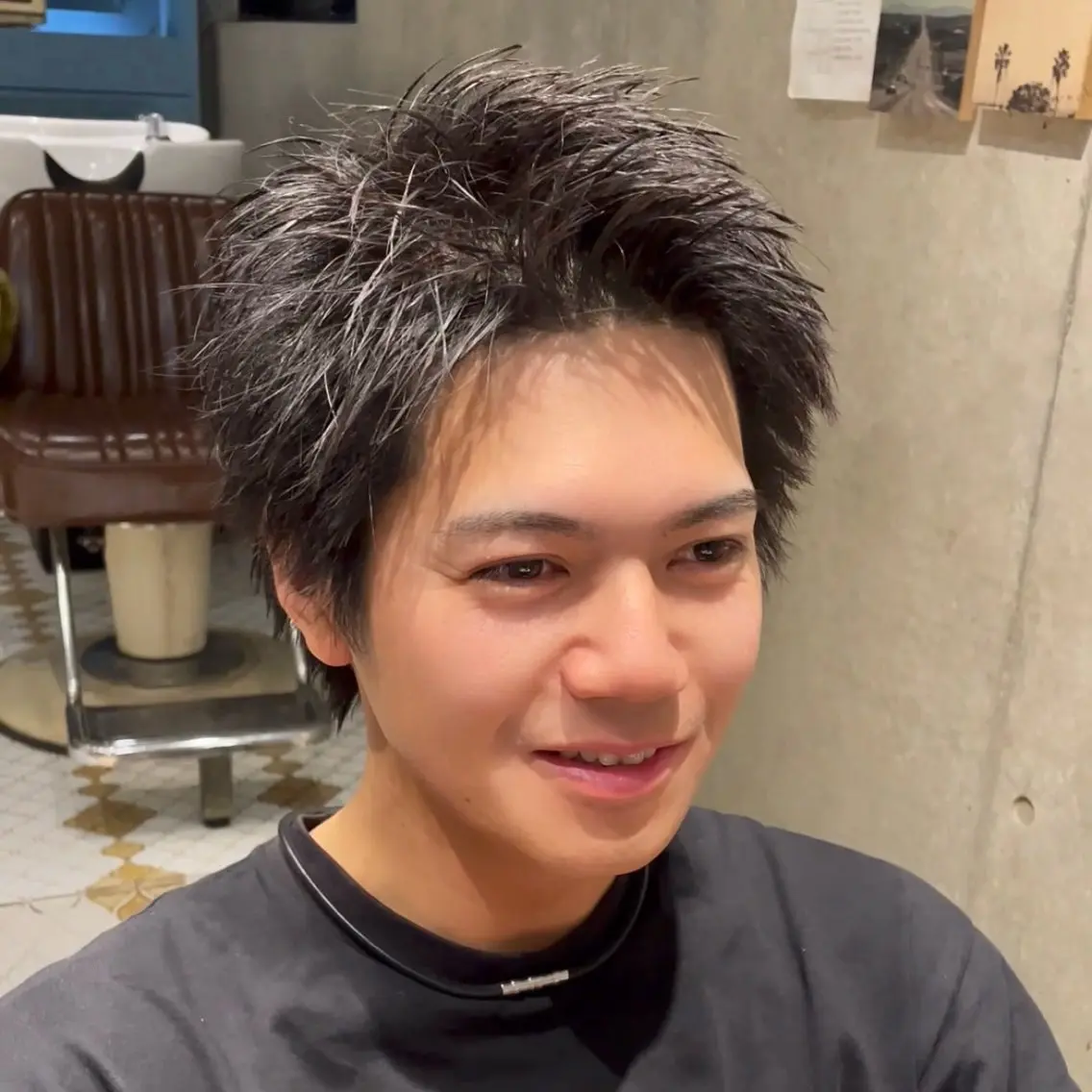 メンズ スパイキーショート HIKARI メンズ満足度No.1のヘアスタイル