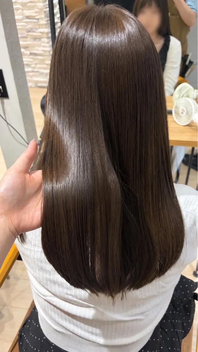 カラー アッシュ アッシュブラウン ブラウンカラー カット ヘアカラー トリートメント MANA /名駅/透明感カラーのヘアスタイル