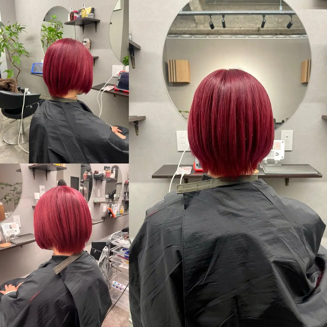 ショート カラー メンズ キッズ レッドカラー ✨最強美容師✨ 💙にっしー西村💙のヘアスタイル