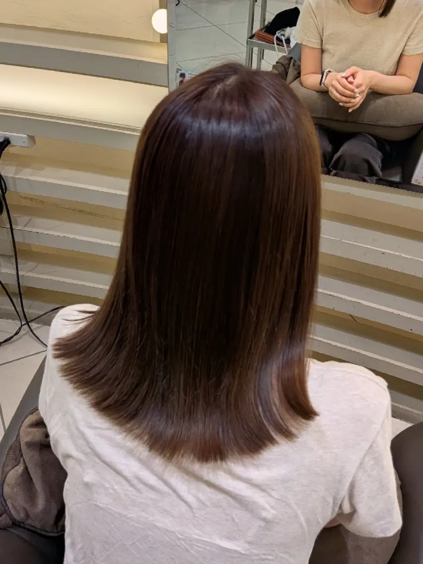カラー 艶髪/似合わせ/ ブリーチなし🫧のヘアスタイル
