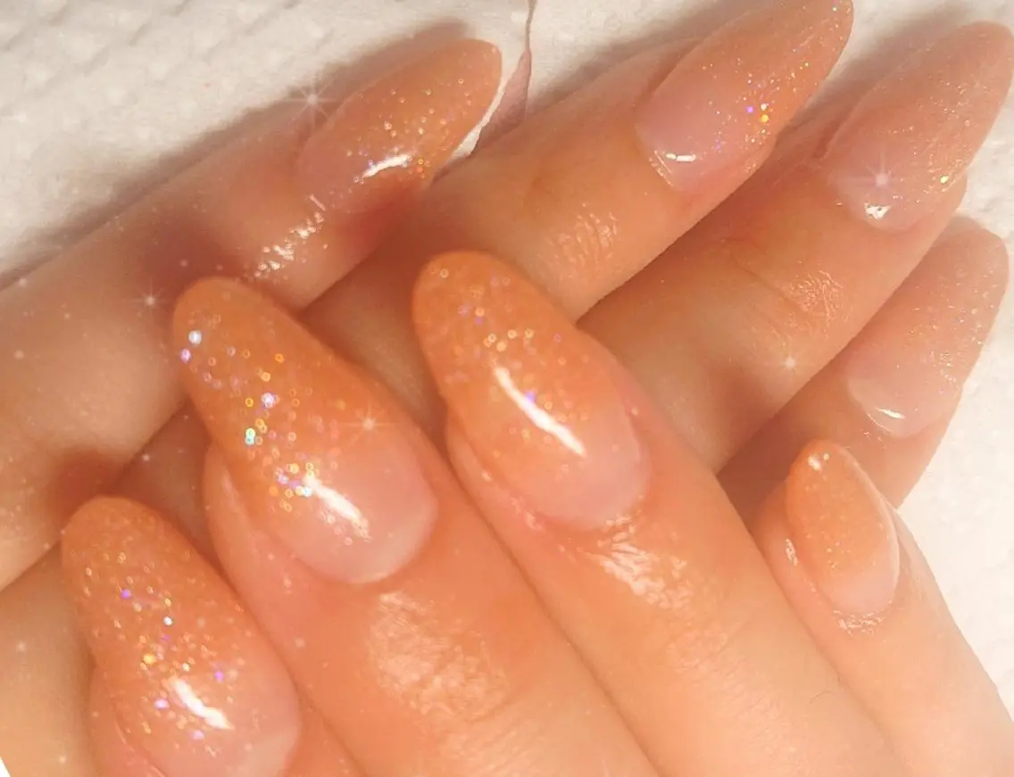 ネイル ブラウン オレンジ Nail salon LABONのネイルデザイン
