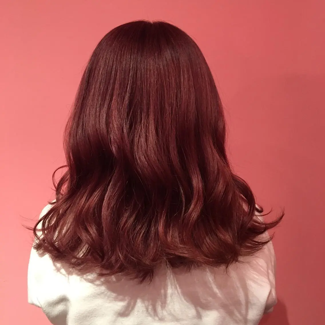 ミディアム カラー 門岡 ひかるのヘアスタイル