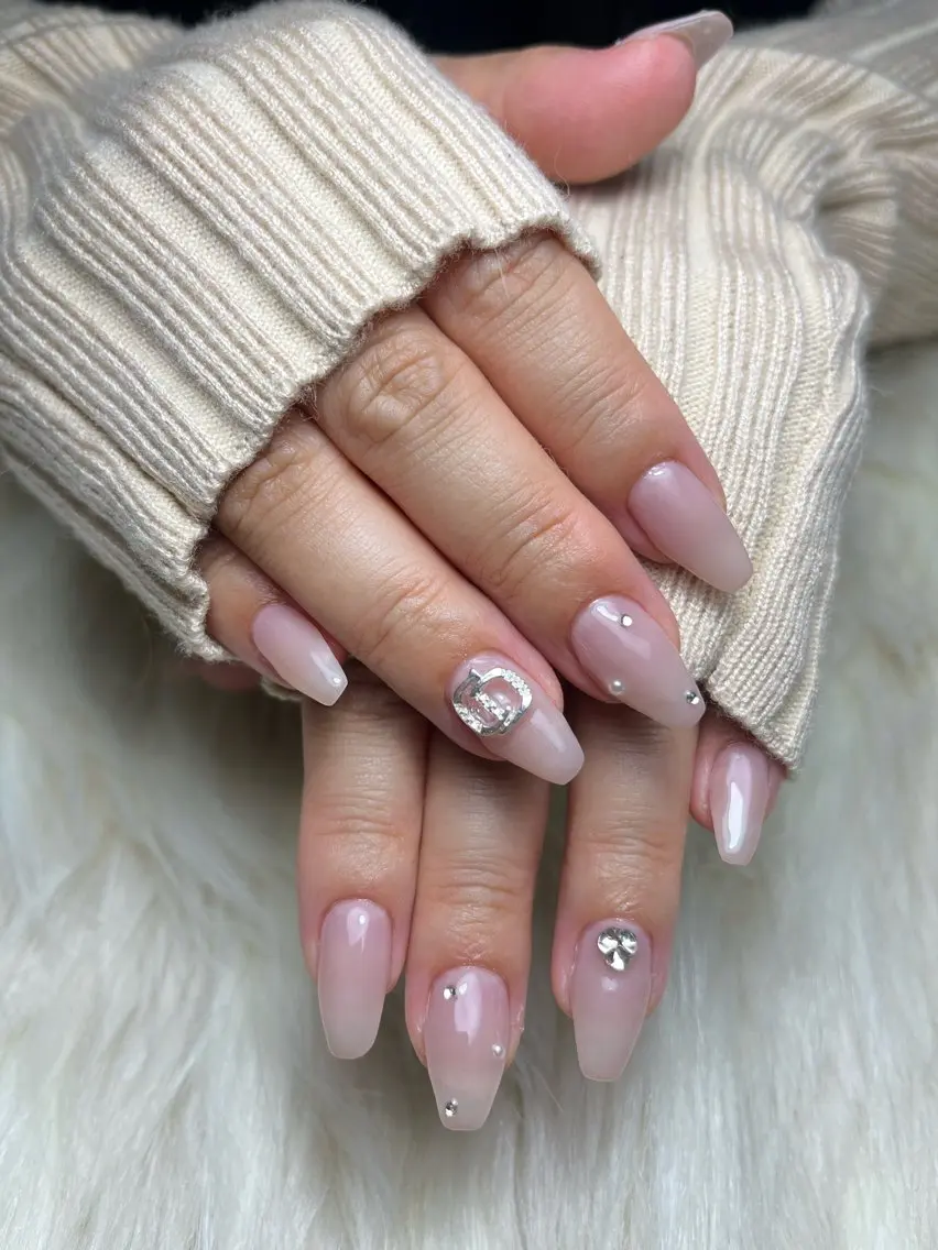 ネイル 長さ出し ハンドネイル Same🎀 所沢ネイルサロンのネイルデザイン