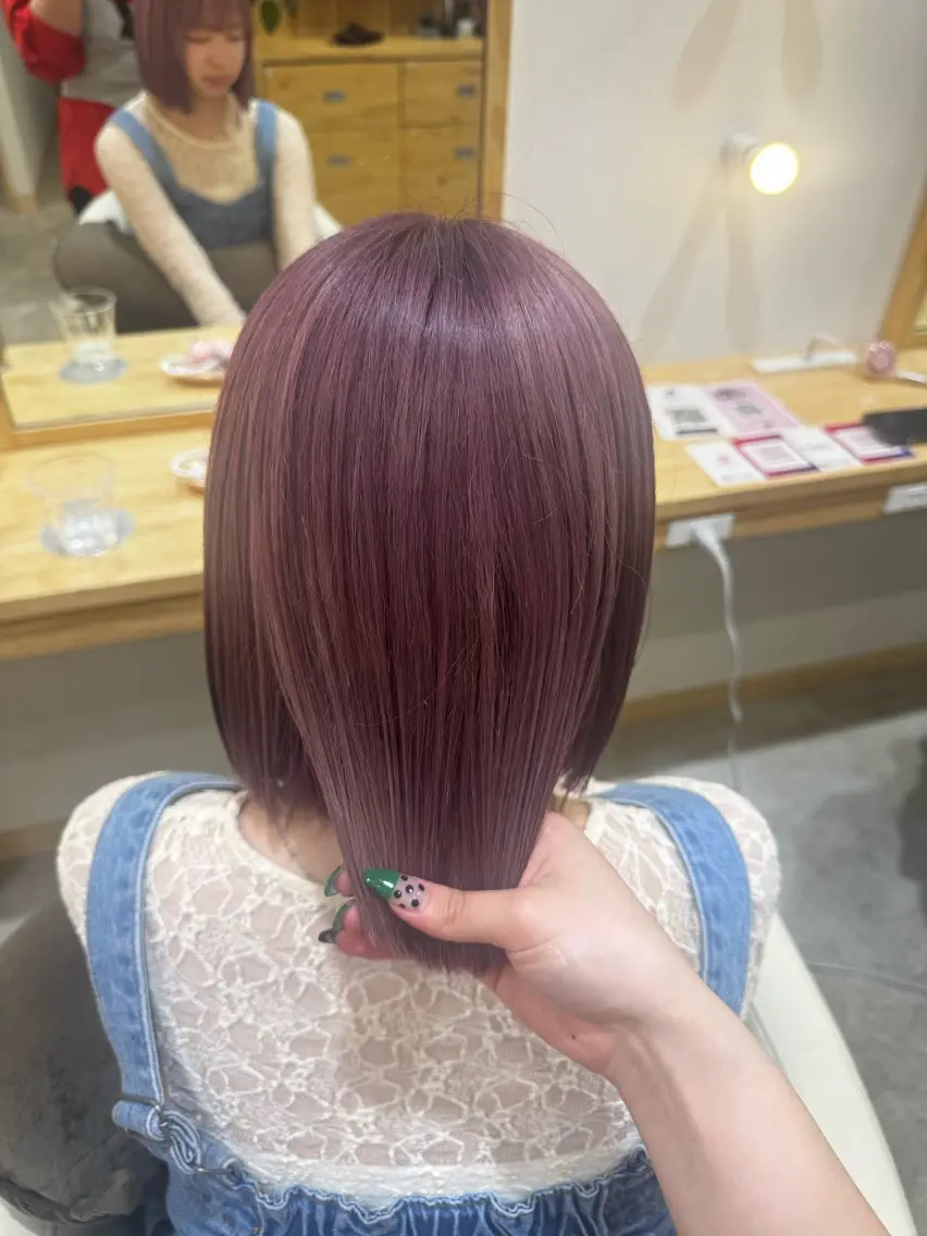 ミディアム 艶beige ♡ayana♡のヘアスタイル