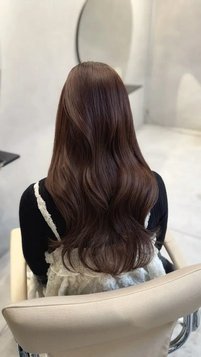 ロング カラー ヘアカラー ANJU/上品カラー /似合わせカラー💖のヘアスタイル